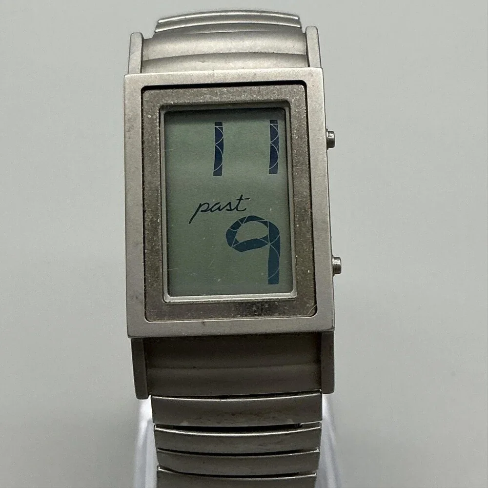 Fossil Frank Gehry Men Watch 23mm Positive Negative Digital GH-2029 New Battery